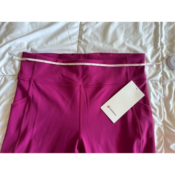 New Lululemon Size 12 Invigorate HR Tight 25" Pant MGPR Magenta NWT $98 Sold Out - Picture 6 of 15